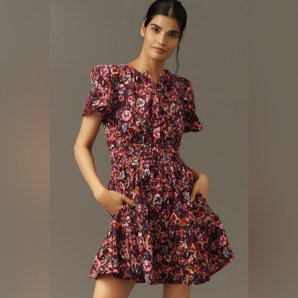 NWT Anthropologie corduroy Somerset mini dress